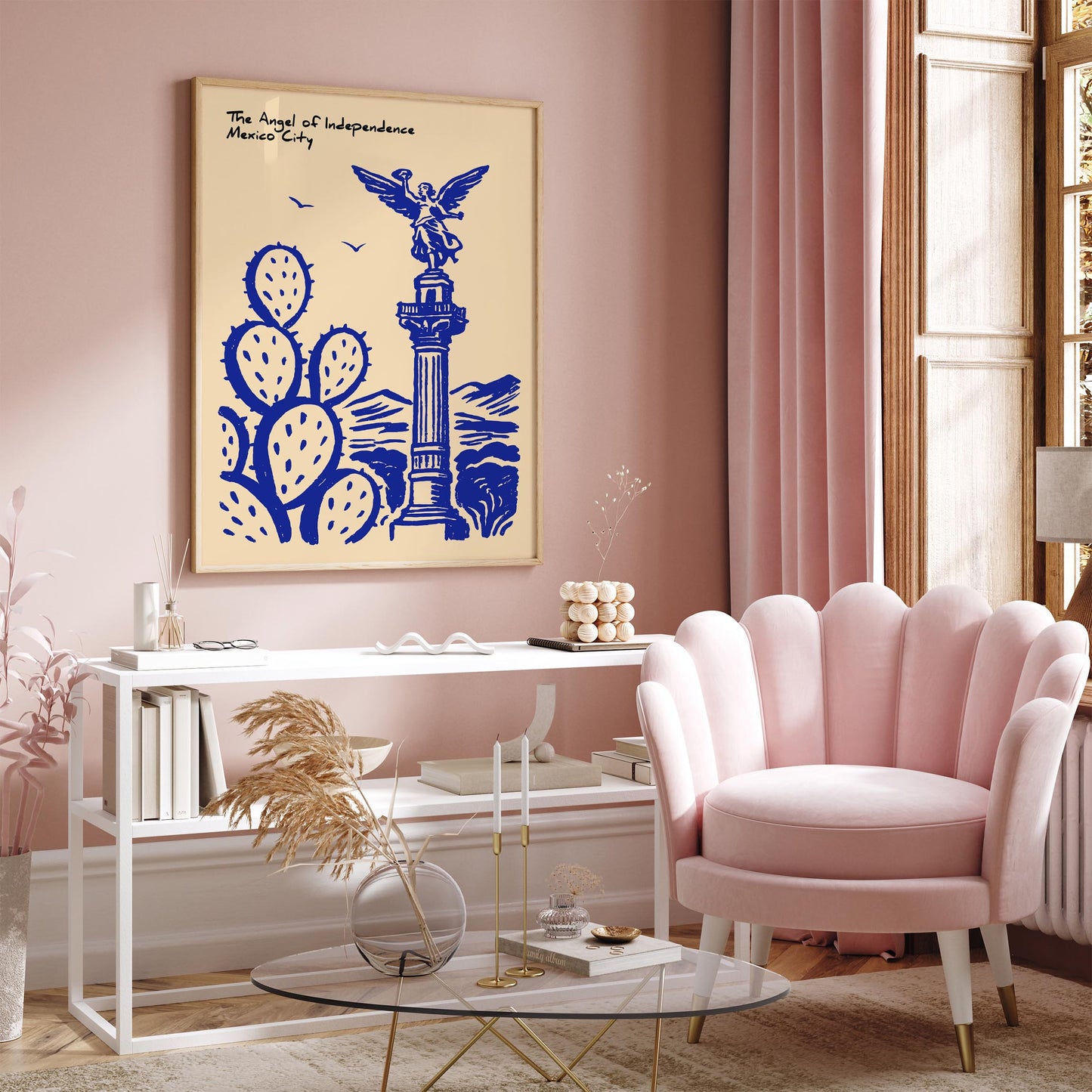 The Angel of Independence Mexico City Poster