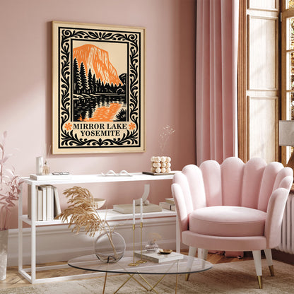 Mirror Lake Yosemite National Park Poster