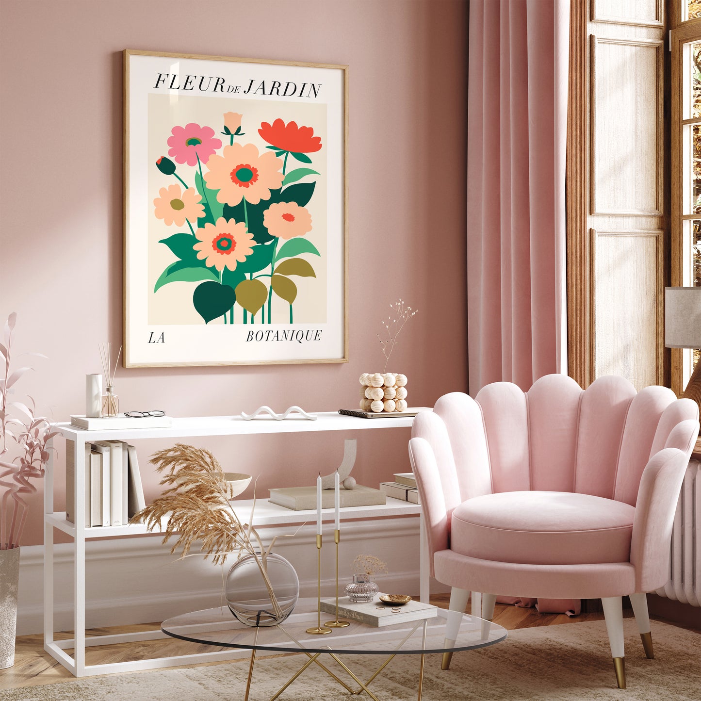 French Style Floral Art Print