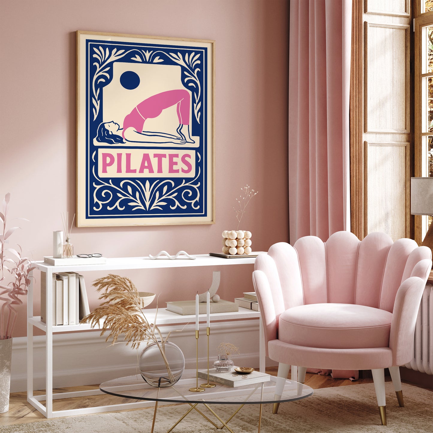 Pilates Wall Art Print 2026