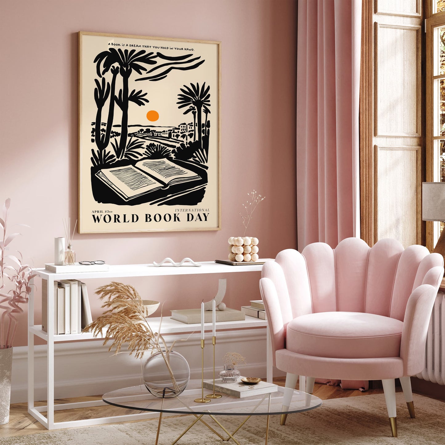 Book Day Holiday Time Book Lovers Poster