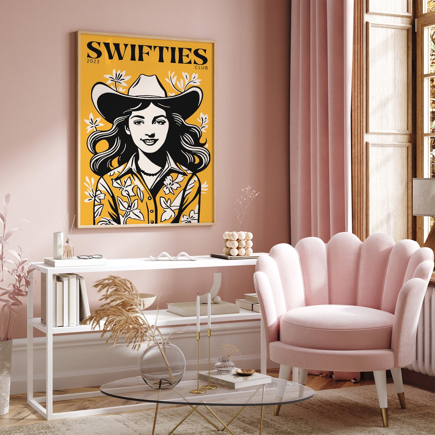 Swifties Club Poster Wall Art 2023