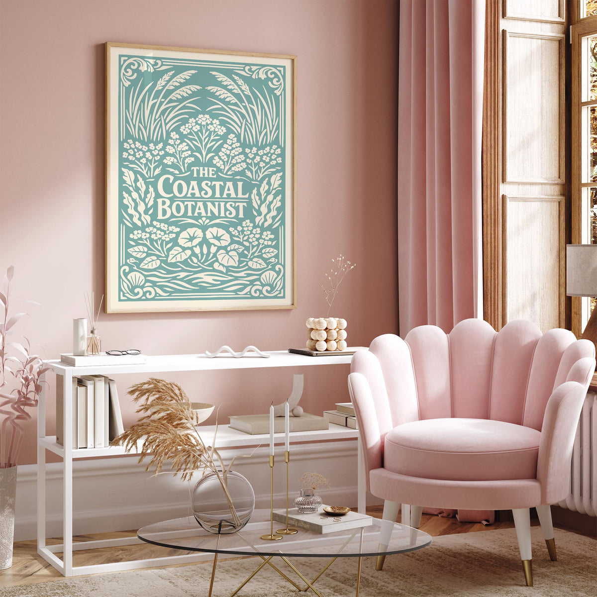 Coastal Botanist Botanical Art Poster
