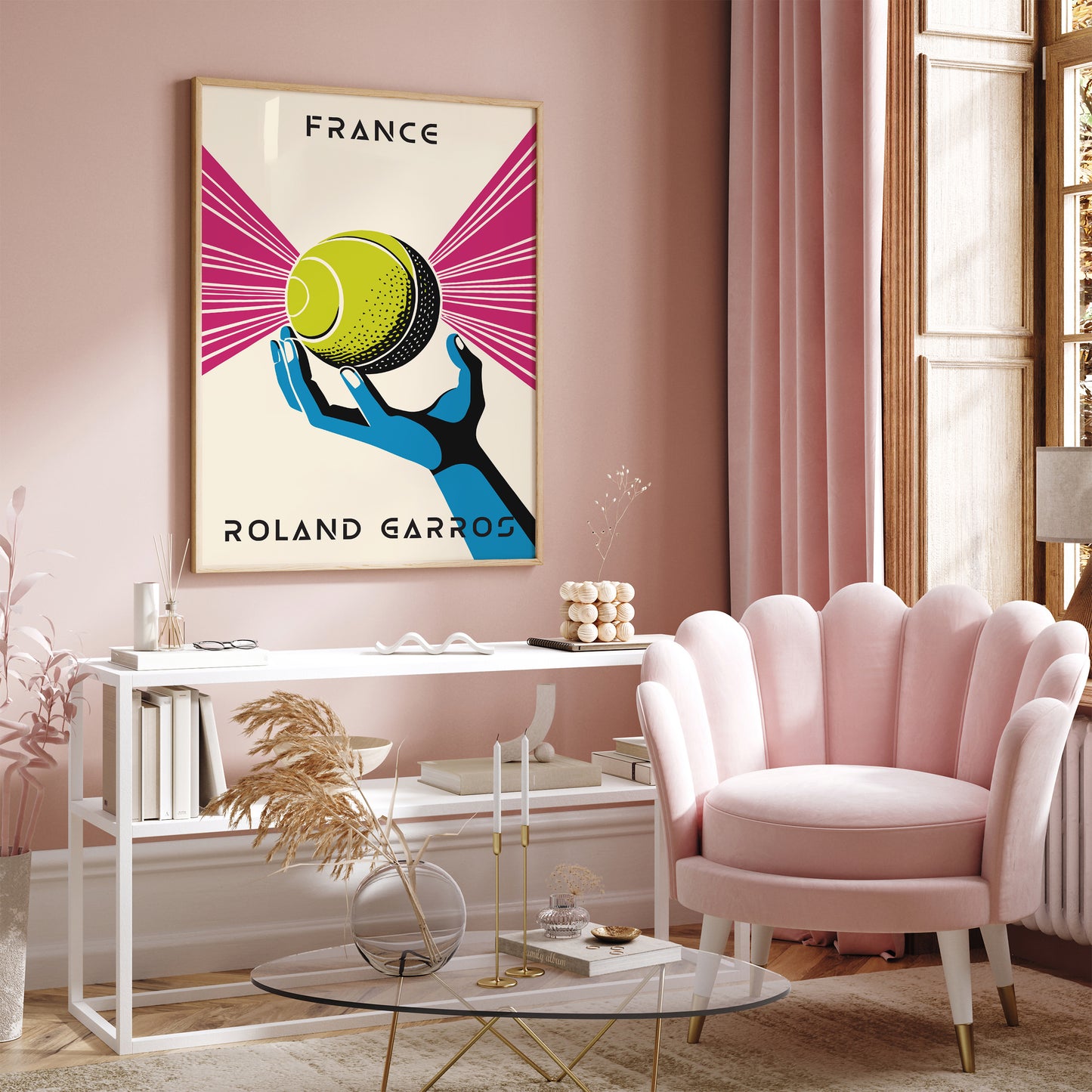 Roland Garros French Tennis Wall Art 2024