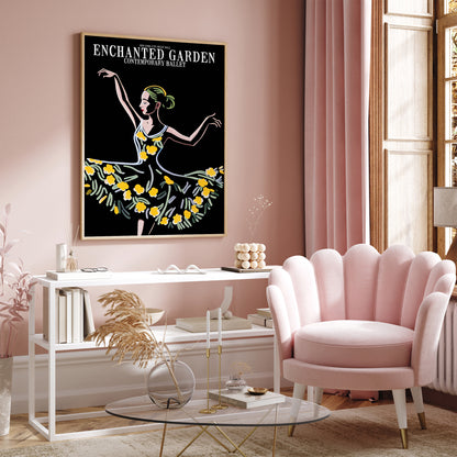 NYC ENCHANTED GARDEN Ballet Poster