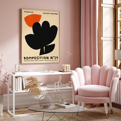 Modern Art Exhibition Poster – Contemporary Wall Art Print
