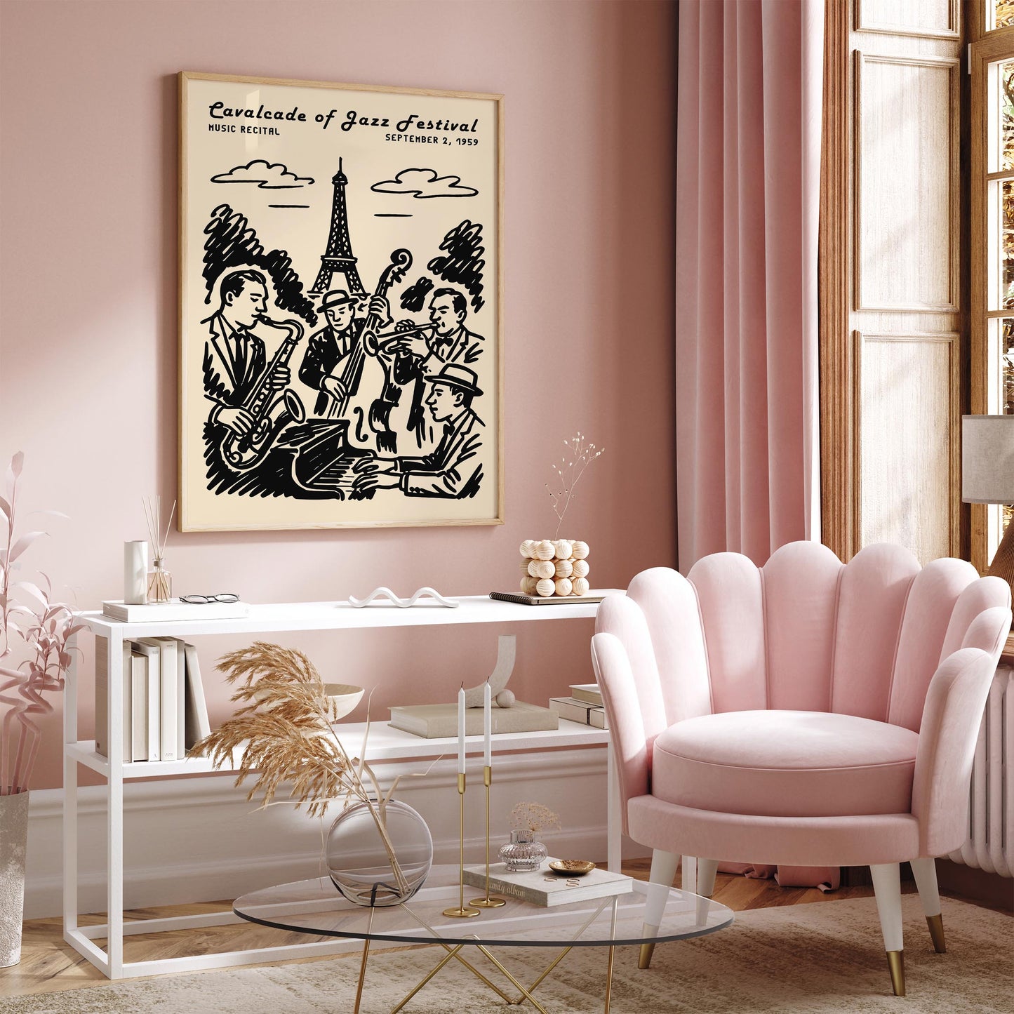 Vintage Jazz Music Poster