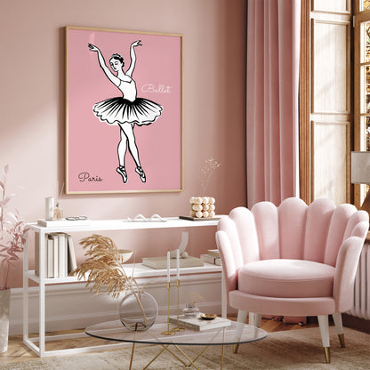 Paris Ballet Dance Wall Art