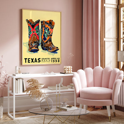 1993 Texas Country Music Poster