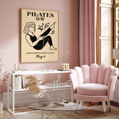 Pilates Day Poster