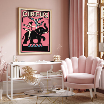 Circus Poster – Funhouse Style Wall Art
