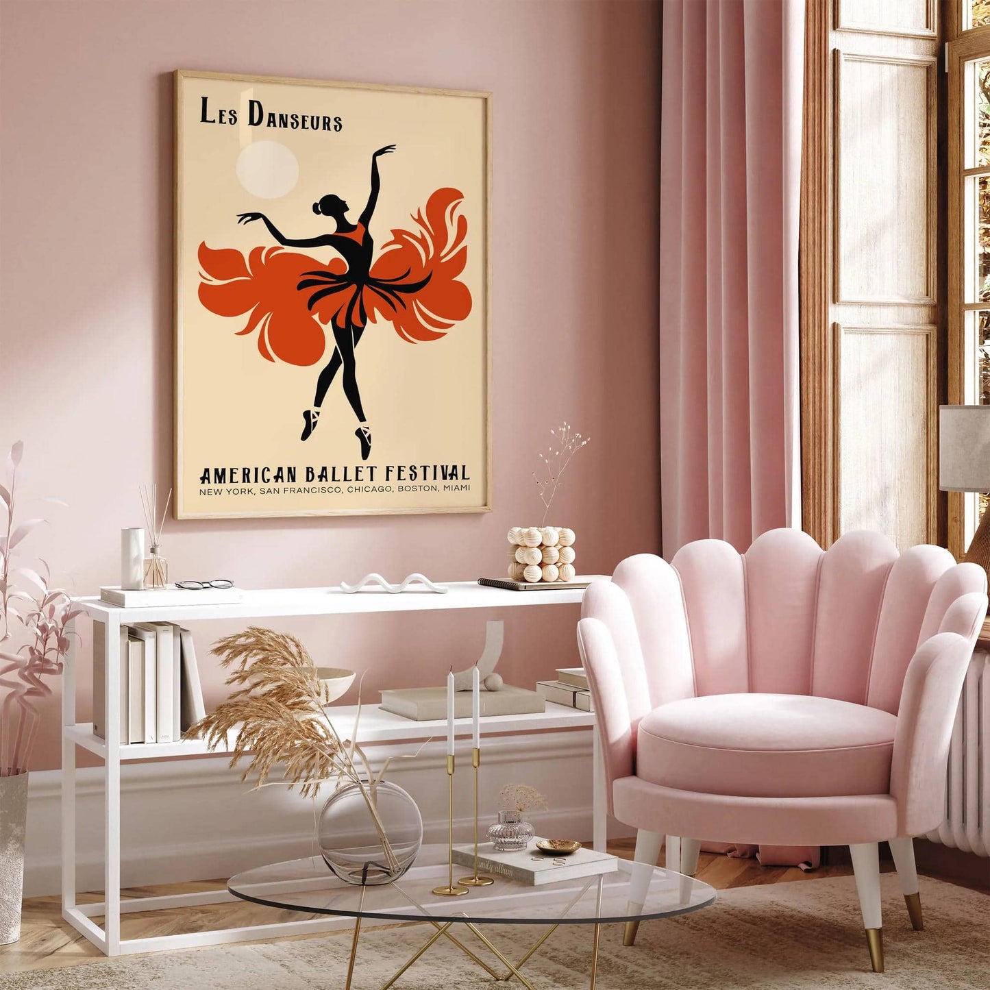 Les Danseurs American Ballet Art Print