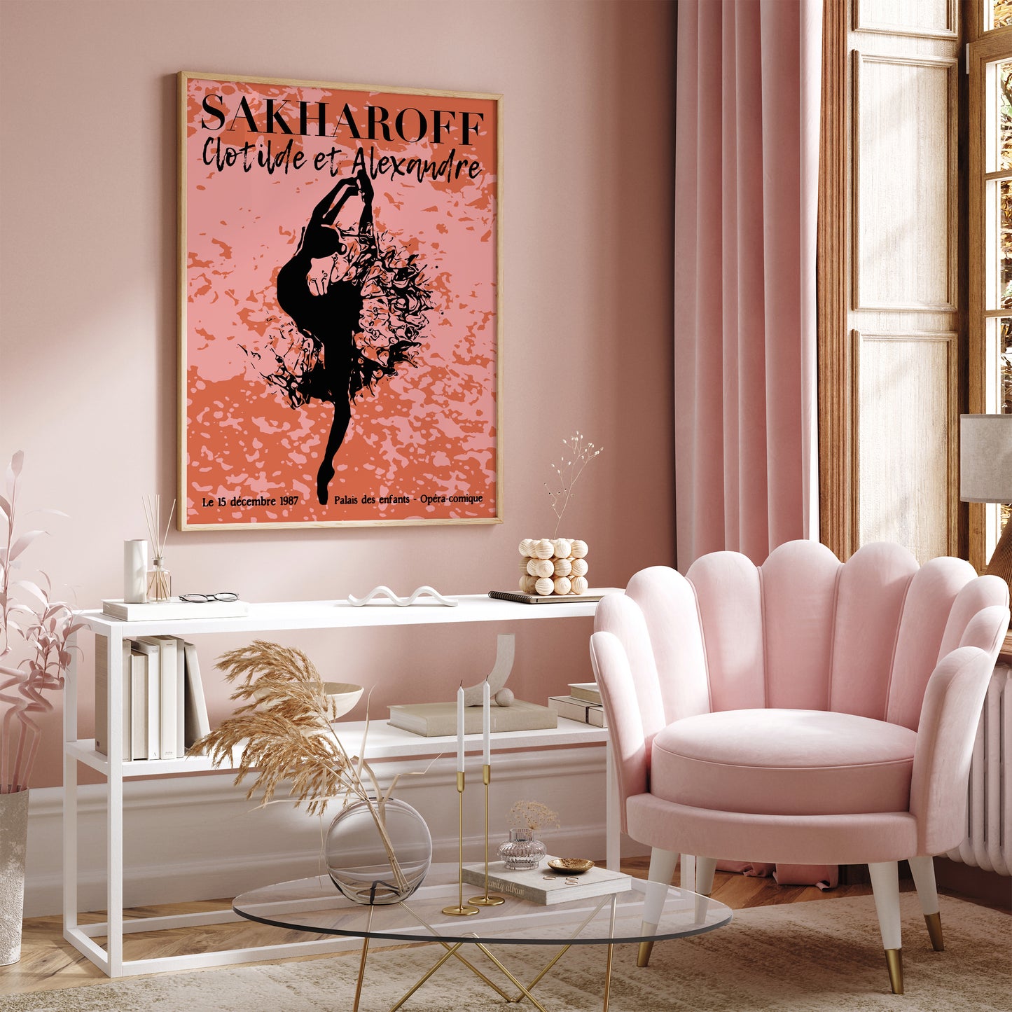 Sakharoff French Ballerina Poster