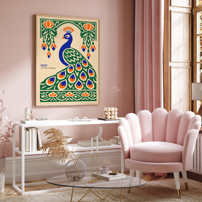 Art Belle Epoque Peacock Wall Art Print