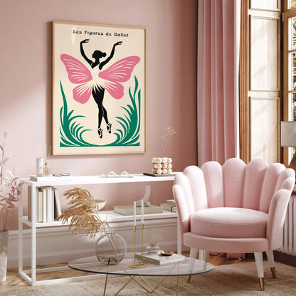 Les Figures de Ballet Nursery Room Poster