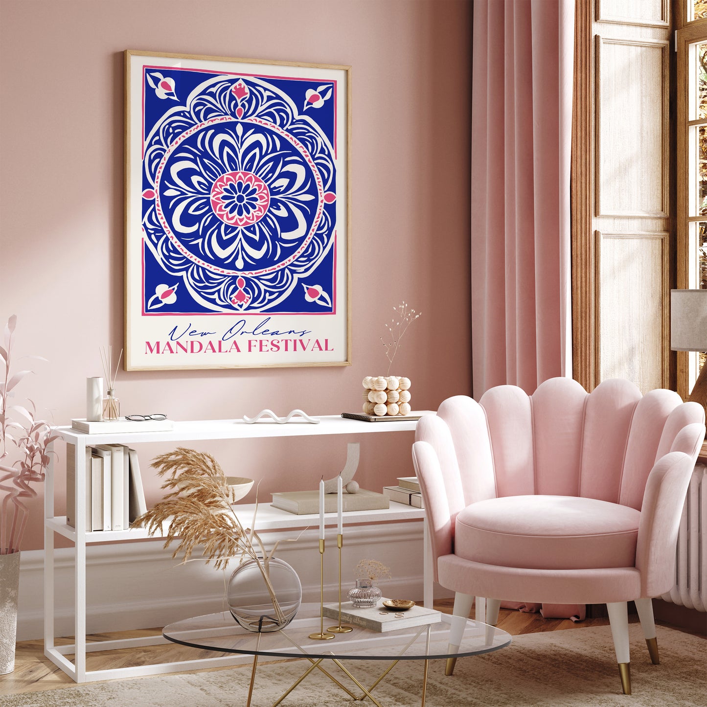 New Orleans Mandala Festival Art Print