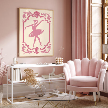 Ballerina Poster - CHÂTEAU CORE AESTHETIC PRINT