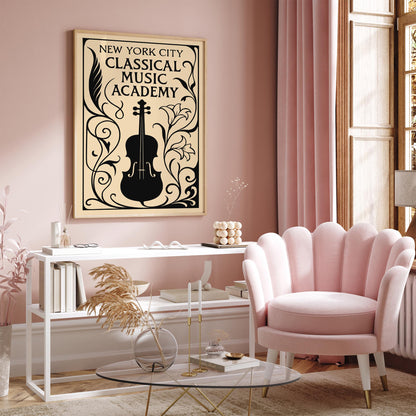 NYC Classical Music Academy Art Poster
