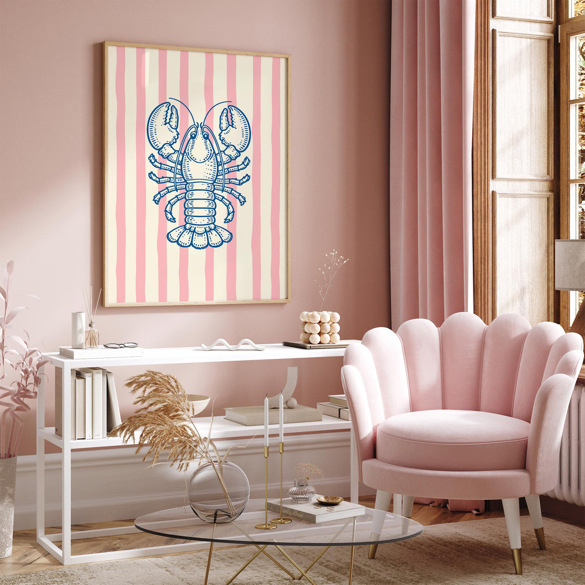 Lobster Kitchen Art Poster