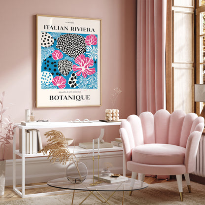 Italian Riviera Ocean Botanique Poster