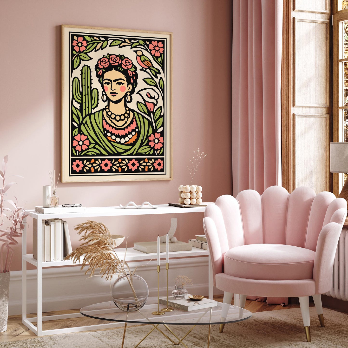 Mexican Woman Portrait Poster