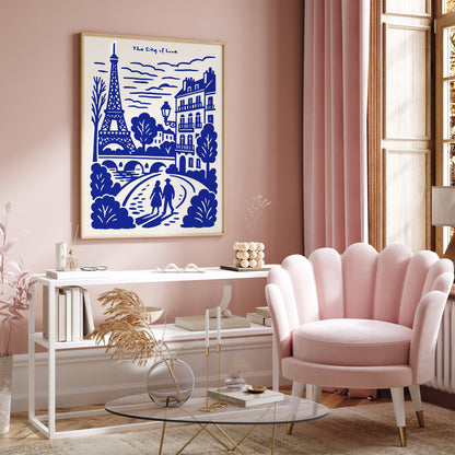 Paris The City of Love Poster