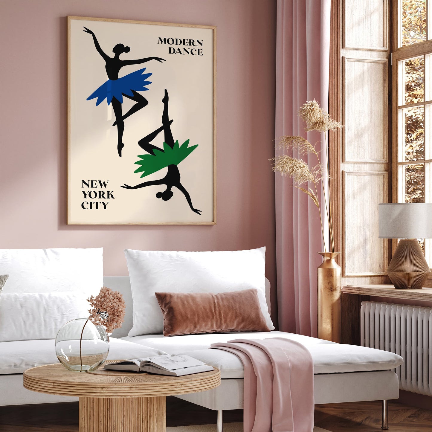 Modern Dance New York City Performance Poster