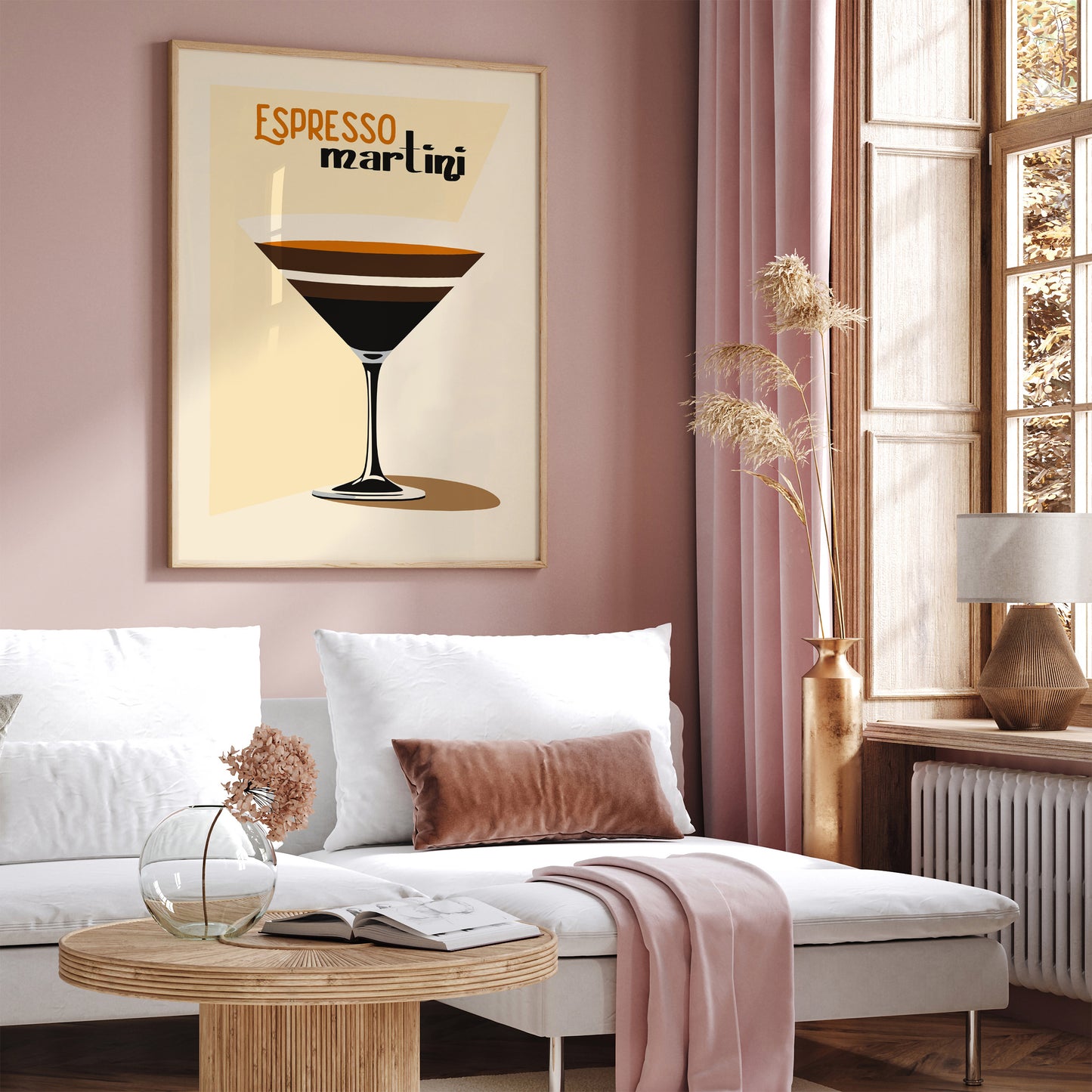 Espresso Martini Vintage Poster