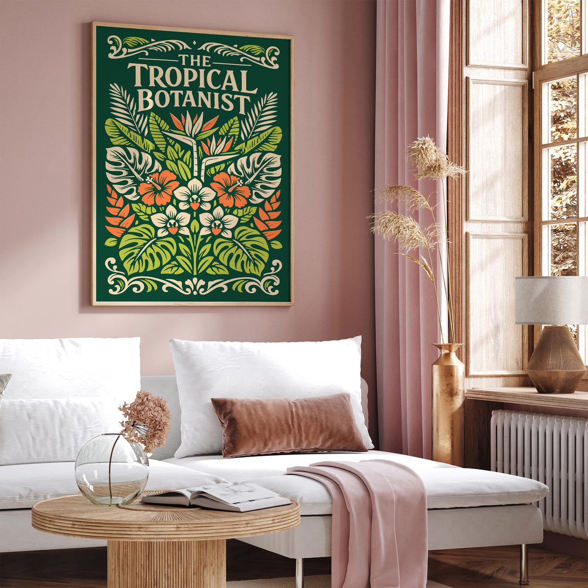 Tropical Botanist Botanical Art Poster