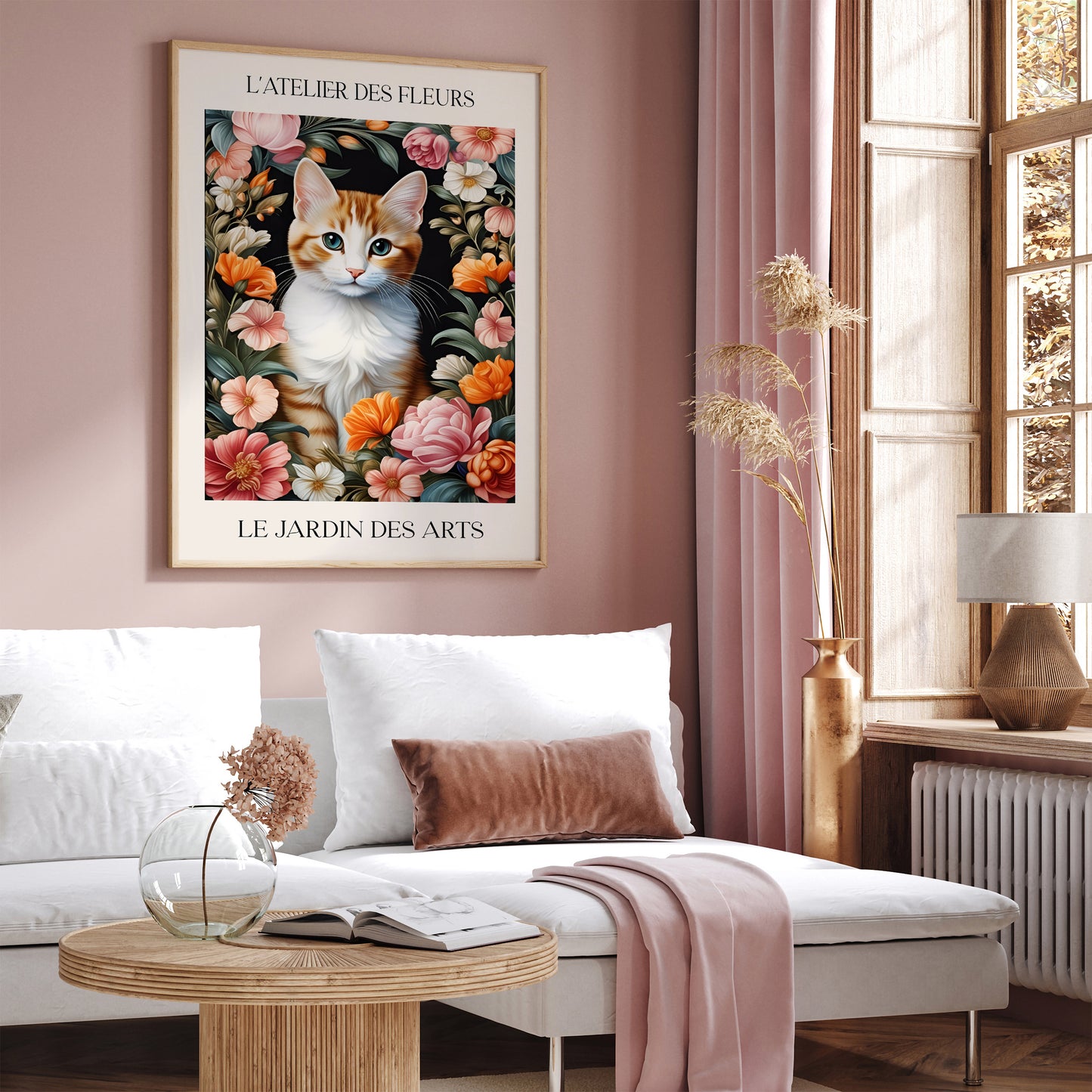 Victorian Cat Art Print