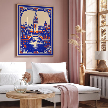 Seville Spain Travel Poster