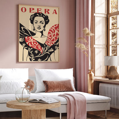 French Music Opera Art Print - 2024 Edition