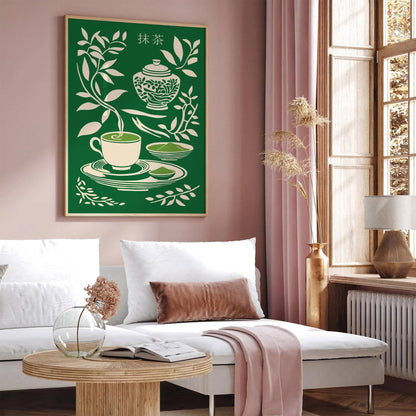 Matcha Japanese Tea Green Poster