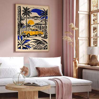 La Perla del Caribe Poster - Caribbean Travel Print