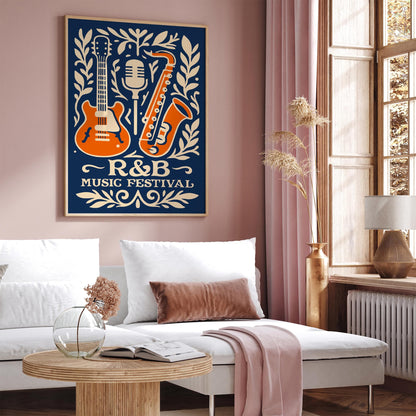 R&B Music Festival Poster
