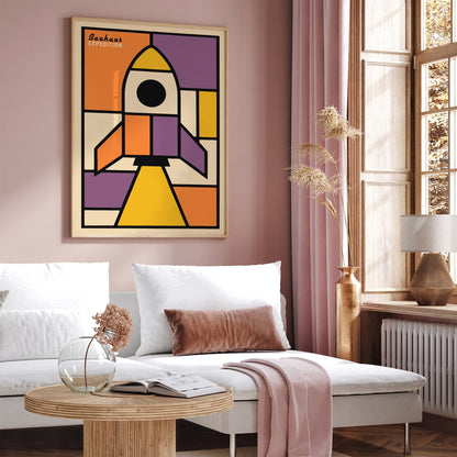 Bauhaus Space Explorer Expedition Art Print