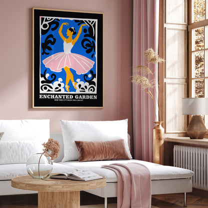 Enchanted Garden NYC Ballerina Poster