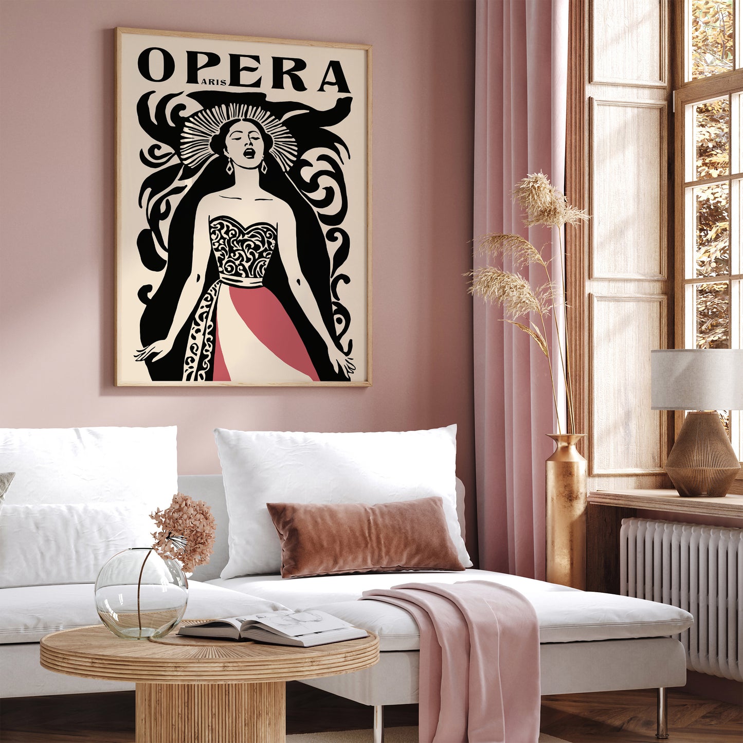 Paris Opera Singer Art Print Vintage Collection