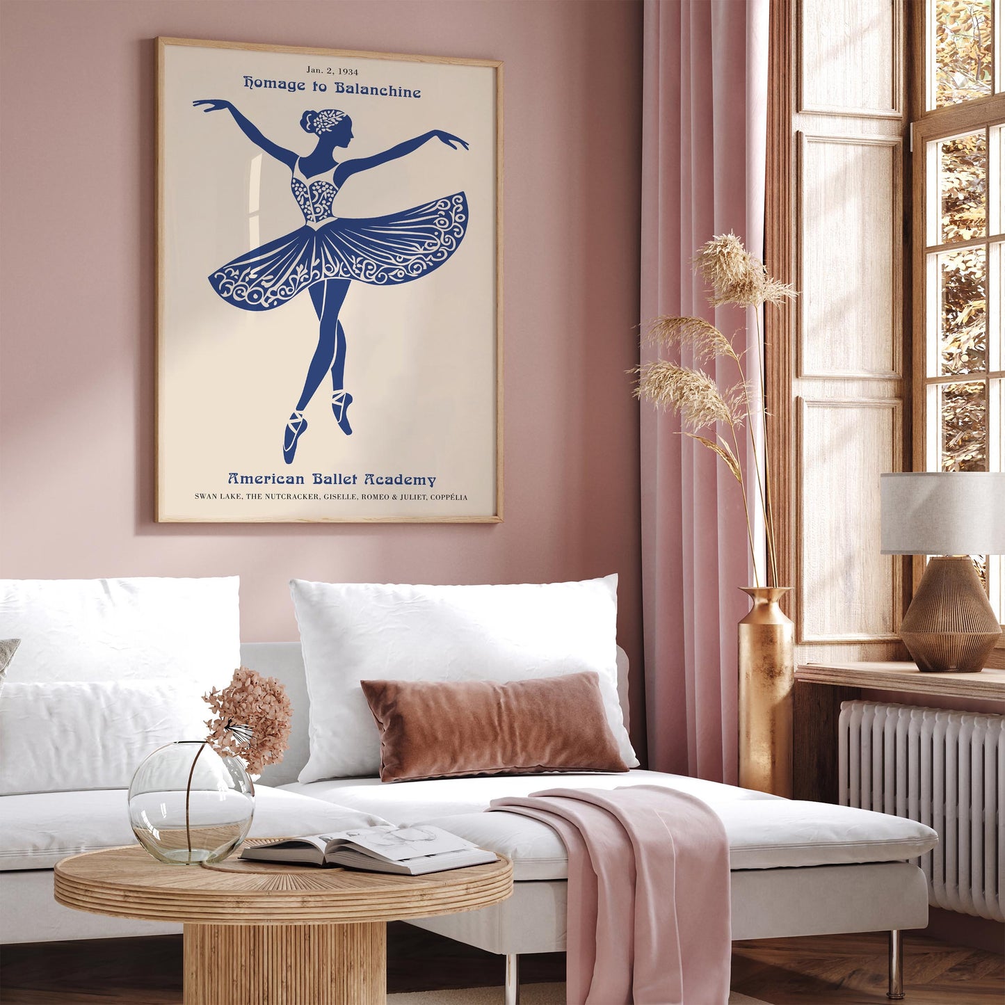 Homage to Balanchine American Ballet Poster