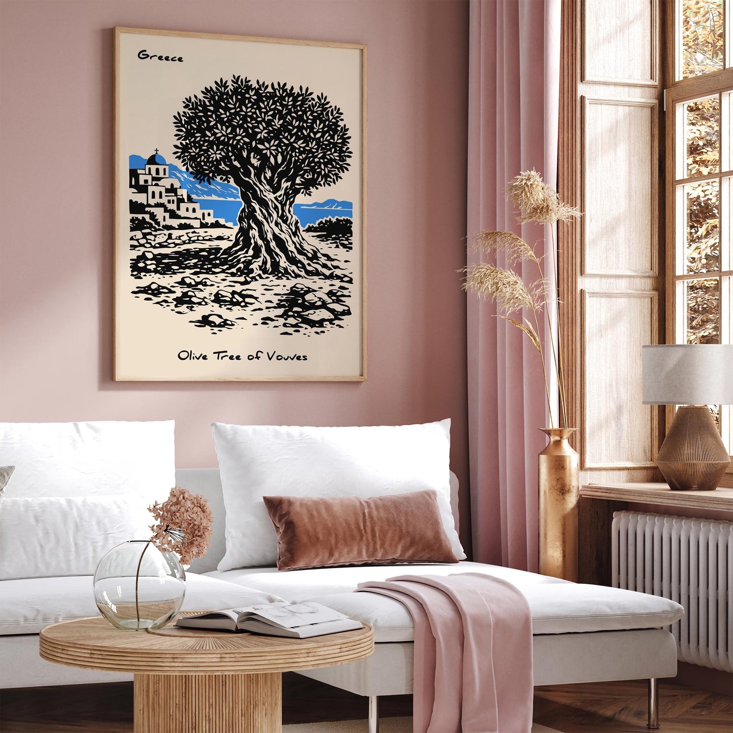 Olive Tree of Vouves Greece Poster