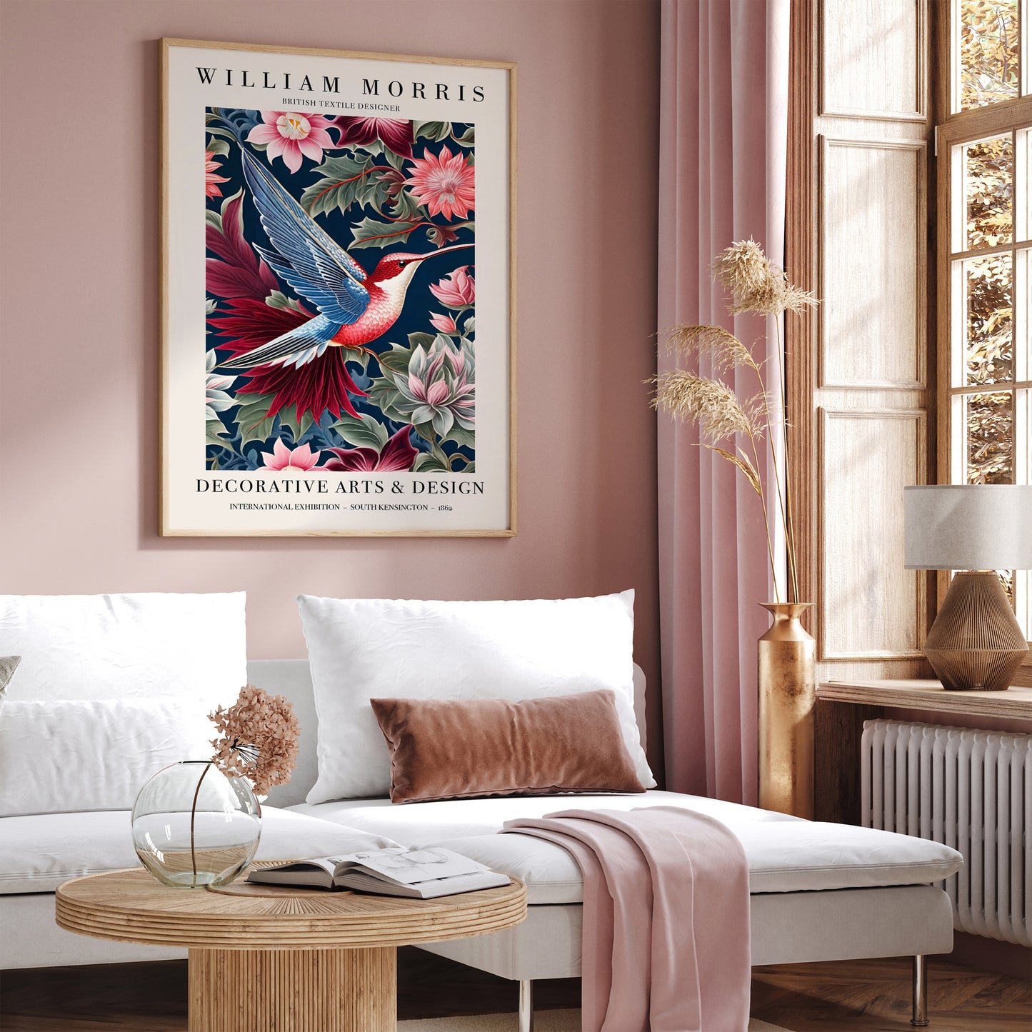 William Morris Hummingbird Poster