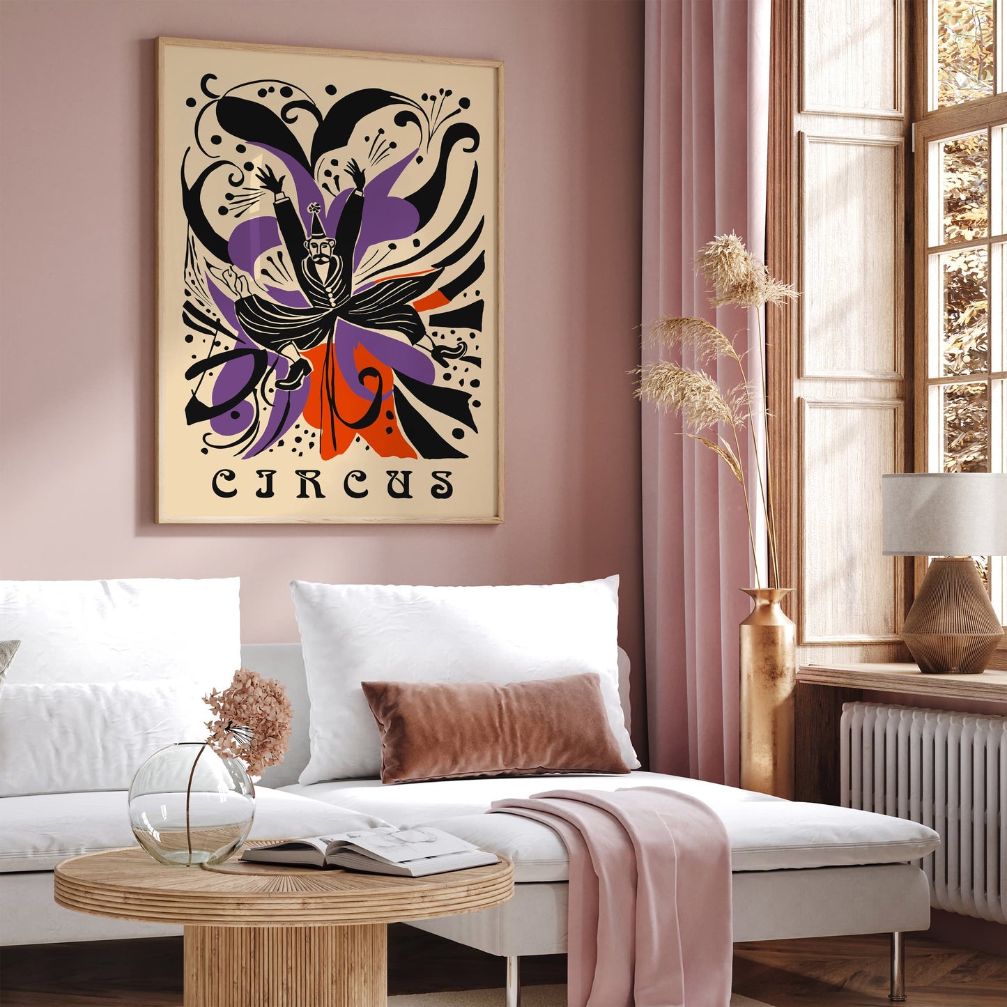 Retro Circus Funny Art Print