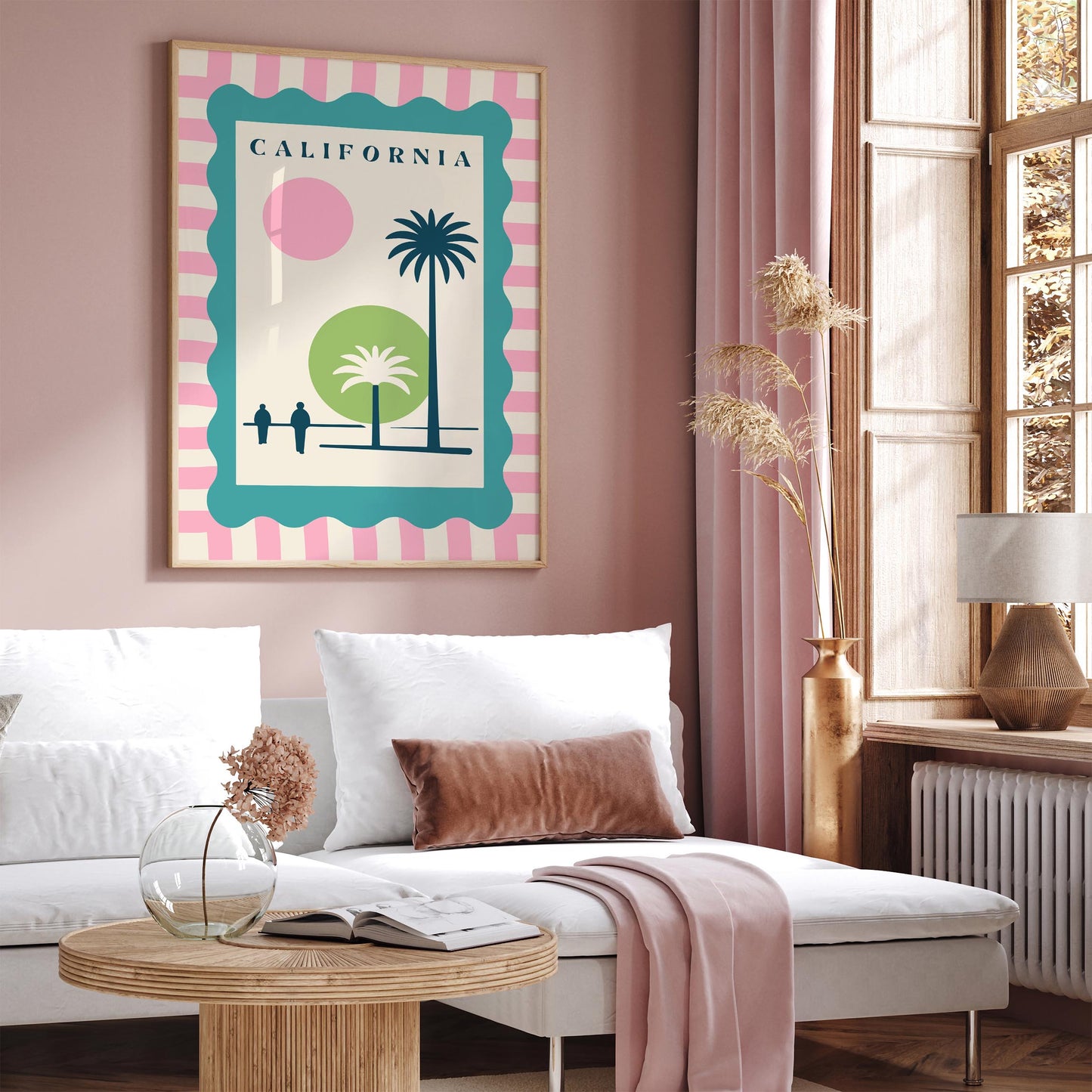 California Poster - Mid Century Modern Print