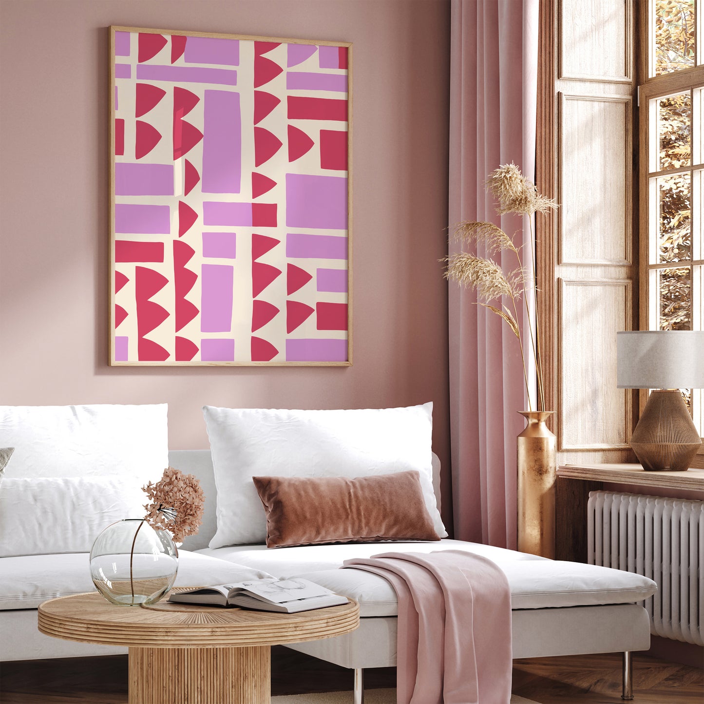 Trendy Abstract Girly Wall Art 2024