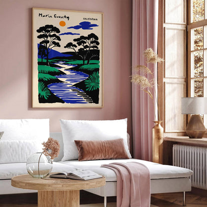 Marin County California Poster