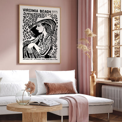 Virginia Beach Country Music Wall Art Poster