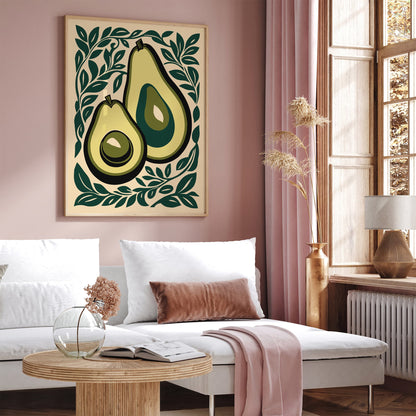 Avocado Wall Art - Kitchen Print Decor