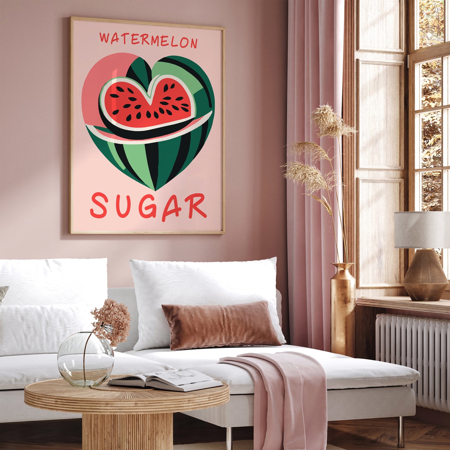 Watermelon Sugar Pink Art Print