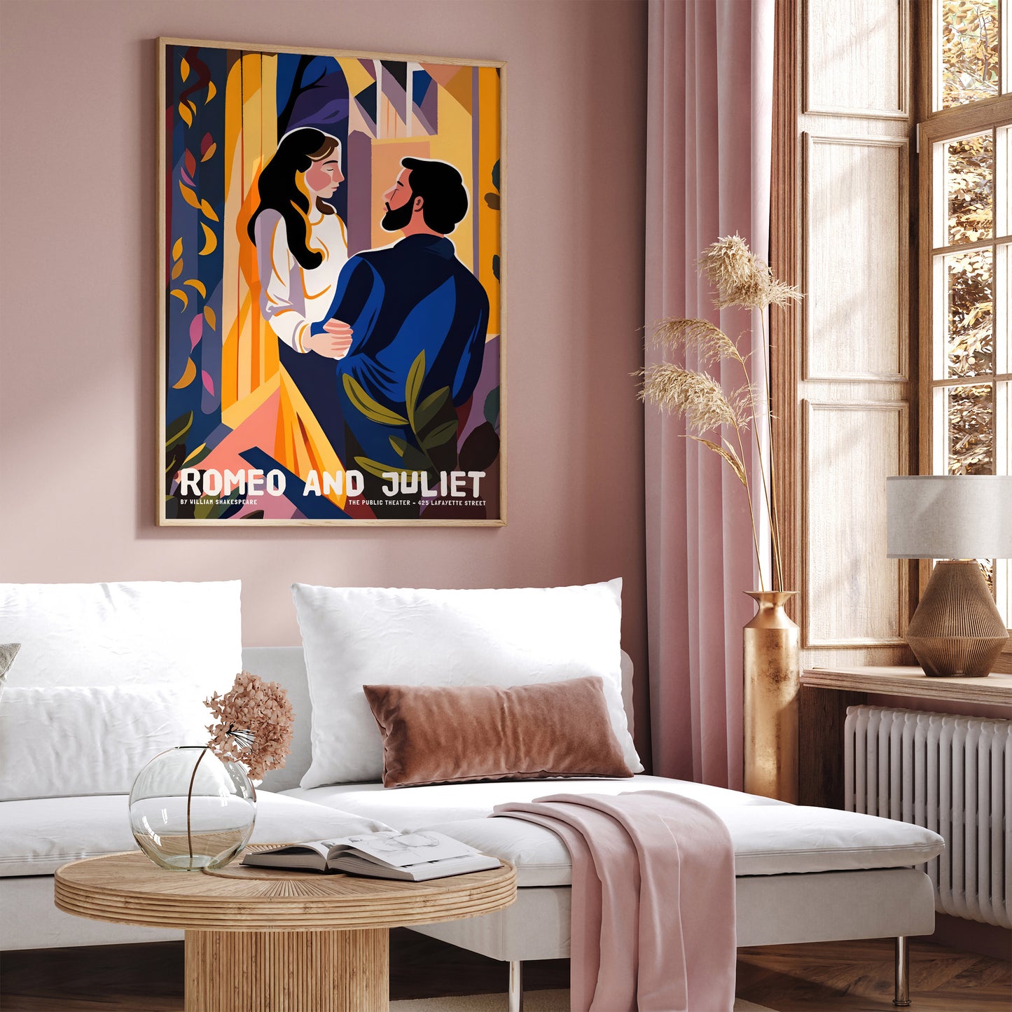 Romeo and Juliet Shakespeare Modern Theater Poster