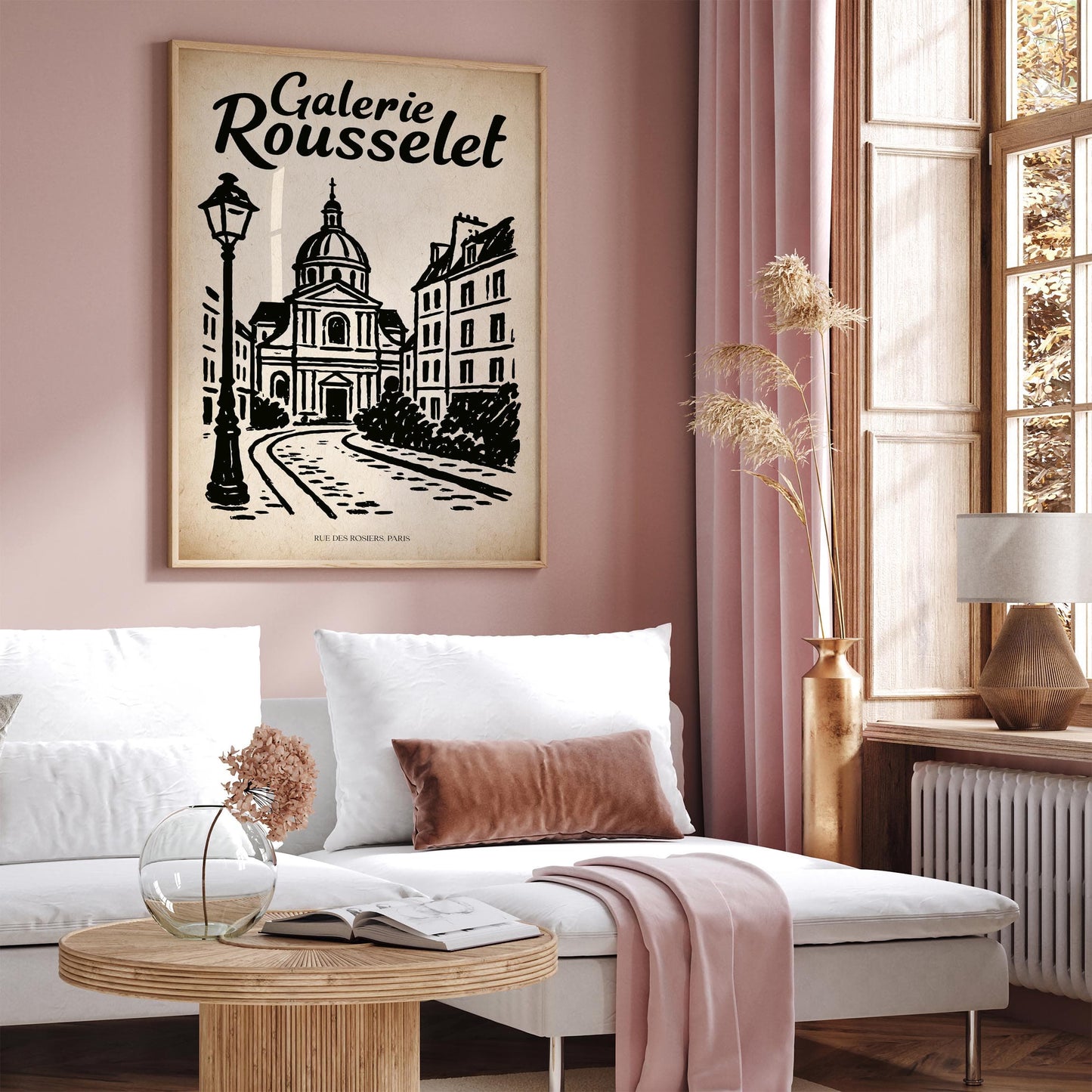 Galerie Rousselet - Rue des Rosiers Paris Art Print